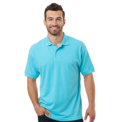 Blue Generation - Men's Pocketless Superblend Short Sleeve Polo