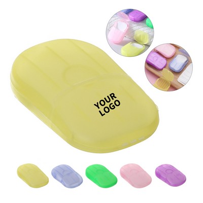 Portable Disposable Soap Sheets Twenty Sheets Per Box