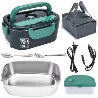 All-in-One Portable Food Warmer With Insulated Bag-For Hot Meals On The Road & At Home (12V/110V)