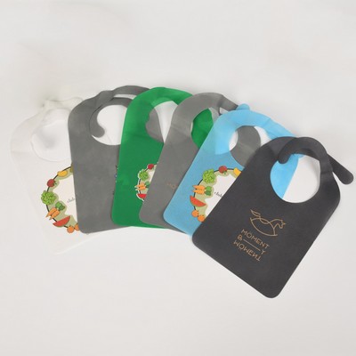 8.3X 13.4" Non-Woven Disposable Kids Seafood Bibs Painting Aprons