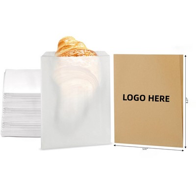 8x6" Oil Resistant Sandwich Bags