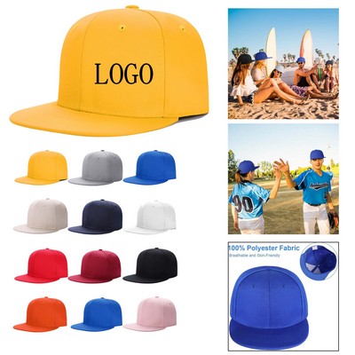 Hip Hop Flat Brim Summer Cap