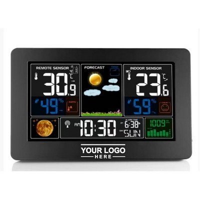 Digital LCD Weather Station Clock