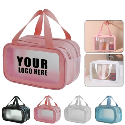 Frosted PVC Cosmetic Bag