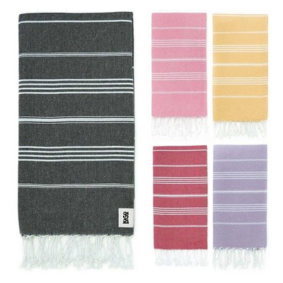 Quick Dry Turkish Tassel Beach Towel