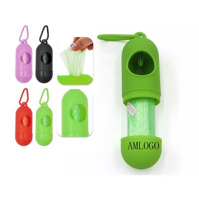Portable Pet Waste Bag Dispenser with Clip