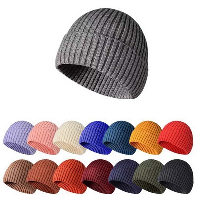 Unisex Warm Winter Knit Beanie Hat