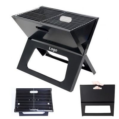 Portable Charcoal Grill for Backyard, Camping, Outdoor Cooking