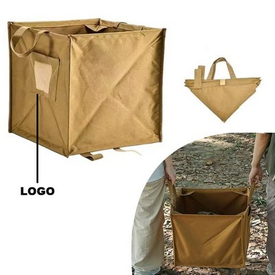 Outdoor Foldable Oxford Cloth Trash Can