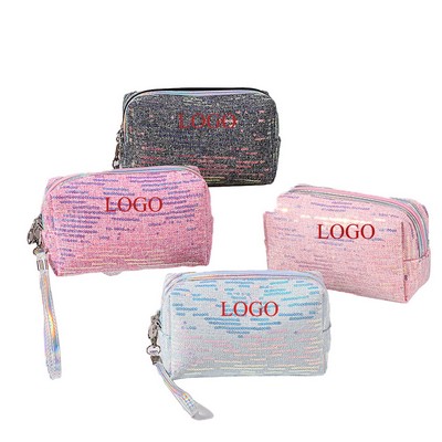 Hollow-Out Sequin Octagonal Bag