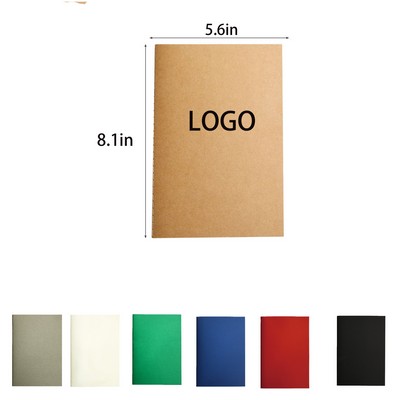 A5 Kraft Soft Cover Lined Notebook - 60 Pages