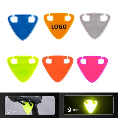 High-Visibility Reflective Warning Pendant for Bicycles