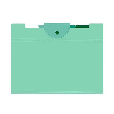 12 Pockets Plastic Expanding File Folder