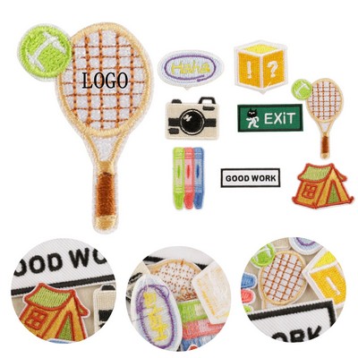 Mini Embroidery Label Computer Sticker