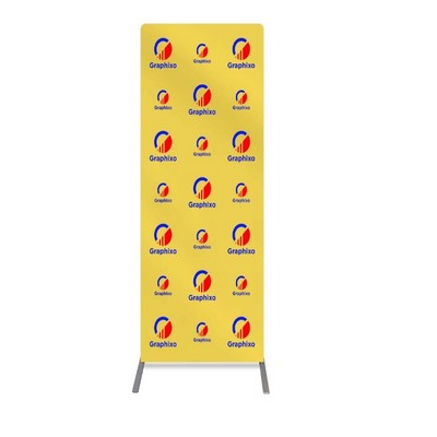 3' x 6.5' Economy Step and Repeat Banner Stand Package