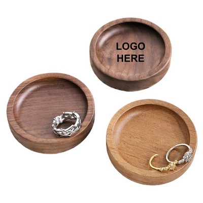 Round Wooden Ring Tray