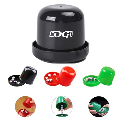 Plastic Cup Dice Set