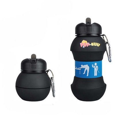 Collapsible Water Bottle With Billiards Ball Design