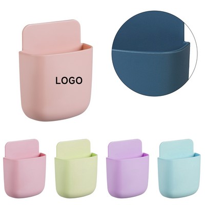 Wall-mounted Self-Adhesive Storage Box Holder