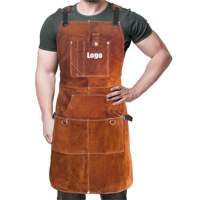 Heavy-Duty Work Apron with Tool Pockets