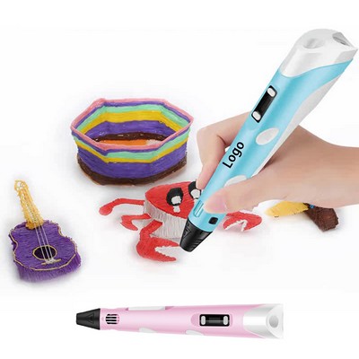 Creative 3D Printing Pen For Kids Safe Artistic Learning Gift