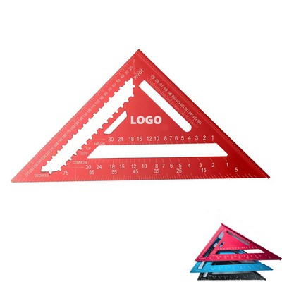 12" Aluminium-Alloy Carpenter Woodworking Framing Ruler