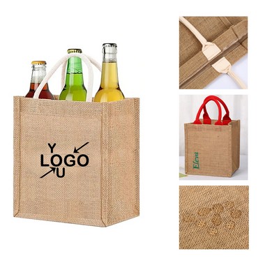 Jute Tote Bag - Multiple Sizes
