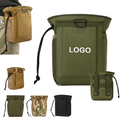Tactical Molle Dump Pouch Drastring Ammo Pouch Magazine Recovery Bag