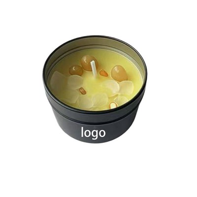 Lemon-Scented Aromatherapy Candle