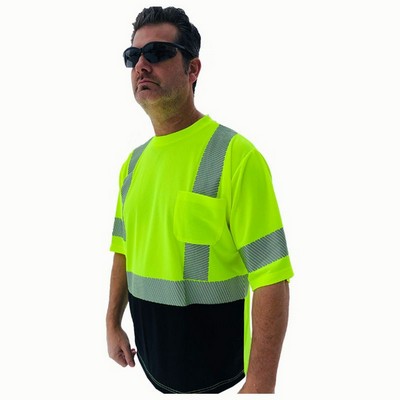 Forester C3SBB HI VIS BB T-SHIRT SEGMENTED STRIPING, SS