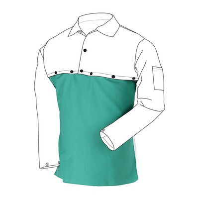 Black Stallion F9-24B 9 OZ FLAME RESISTANT COTTON 24" BIB FOR CAPE SLEEVE