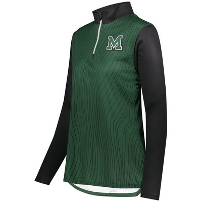 Ladies FreeStyle Sublimated 1/4 Zip Pullover