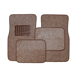 Mocha Brown Carpet Floor Mats