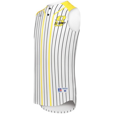 FreeStyle Sublimated Sleeveless Two-Button Performance Mesh Baseball Jersey