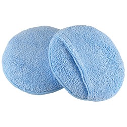 Round Mircrofiber Wax Applicator Sponge