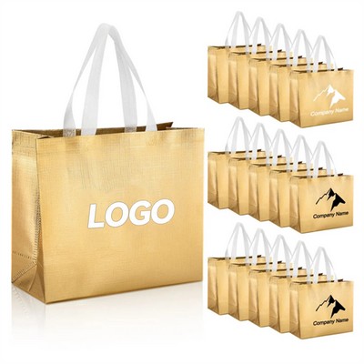 Glossy Glitter Reusable Grocery Bag