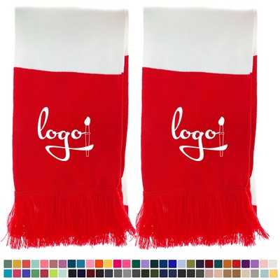 Acrylic Knitted Scarf With Tassel