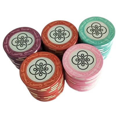 39mm Custom Ceramic Poker Chip (8g)