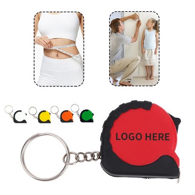 Compact Measuring Tape Keyring