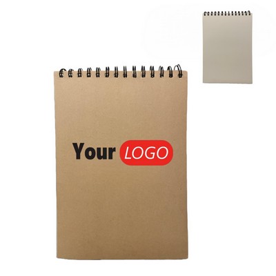 16K 60Page Blank Spiral Sketch Book