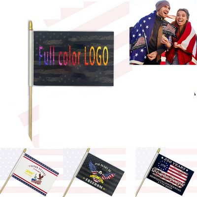 Anniversary Stick Flag