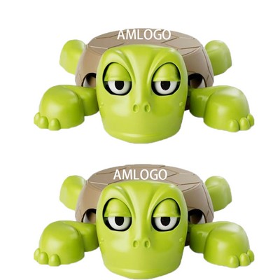 The Adorable Turtle with Expressive Eyes Holding Coasters