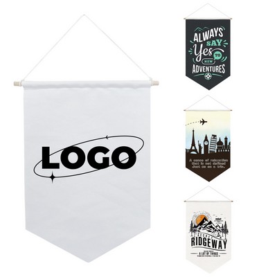 Customizable Outdoor Hanging Flag