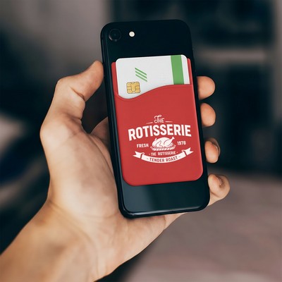 Universal Adhesive Phone Silicone Card Sleeve