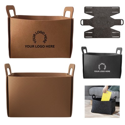 Felt Folding Storage Basket
