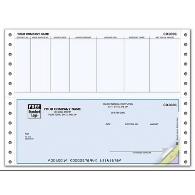 Continuous Accounts Payable Bottom Checks (3 Part)