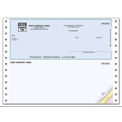 Continuous Top Multi-Purpose Checks (3 Part)