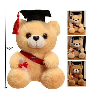 7" Graduation Gifts Teddy Bear Stuffed Plush Toy