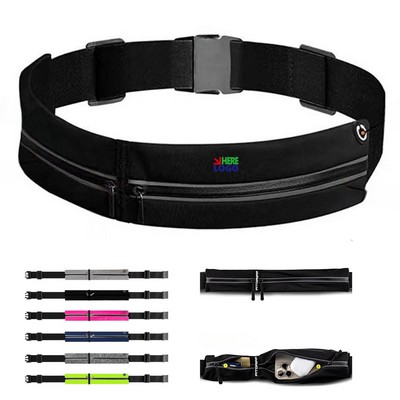 Fanny Pack Running Belt with Double Pockets