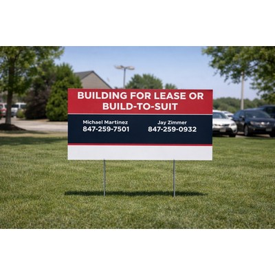 Corrugated Plastic Sign (48" x 32")